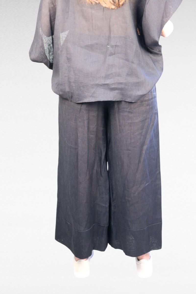 Linnen broek zwart - Image 3