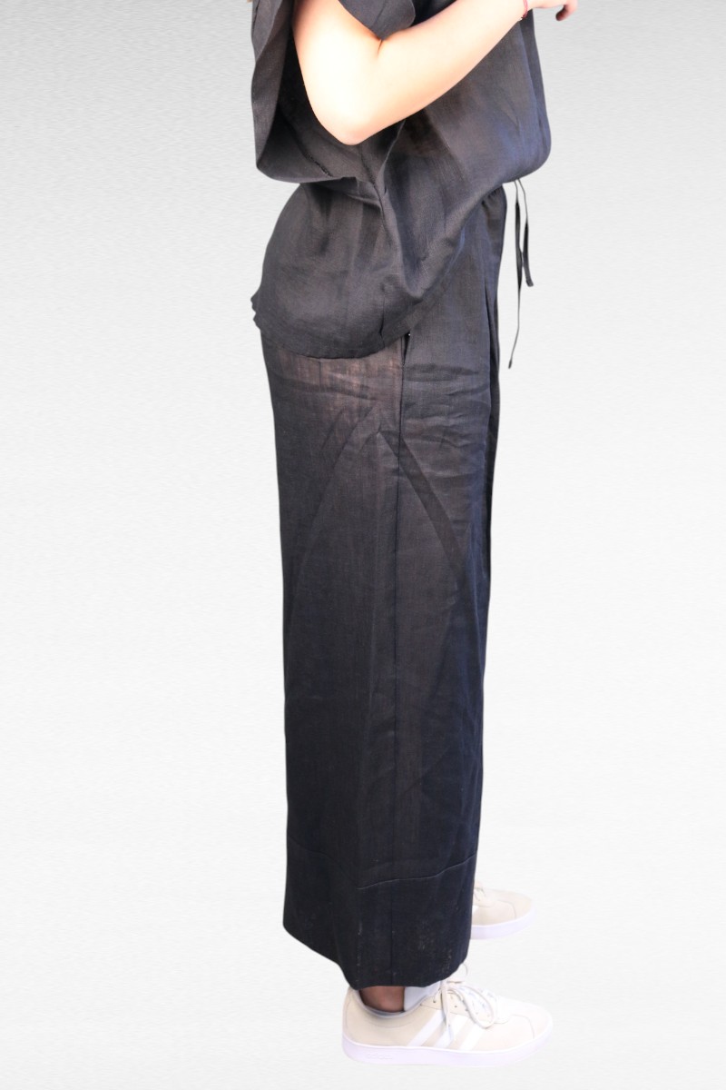 Linnen broek zwart - Image 2