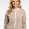 beige vest met roesel