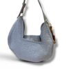 blauwe tas