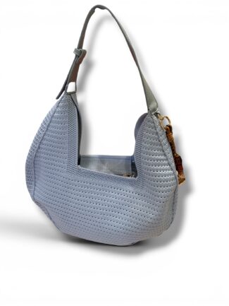blauwe tas