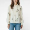 groene bloem blouse