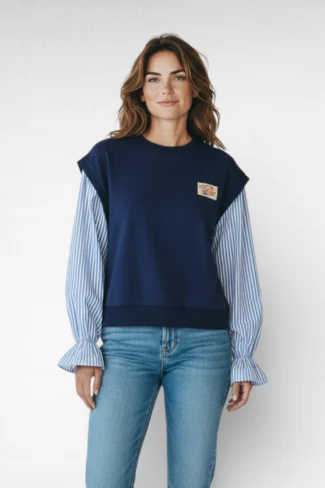 blauwe sweater