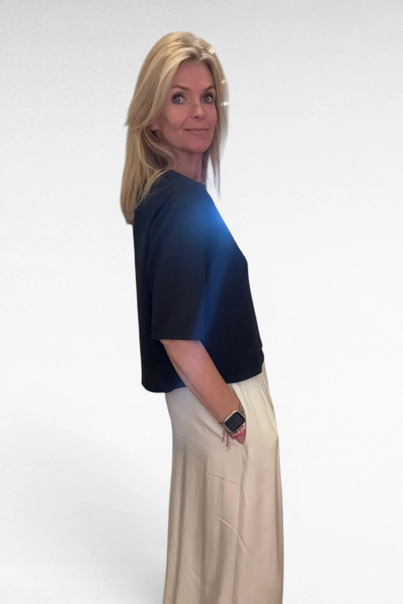 Sweater Korte mouw Zwart - Afbeelding 3