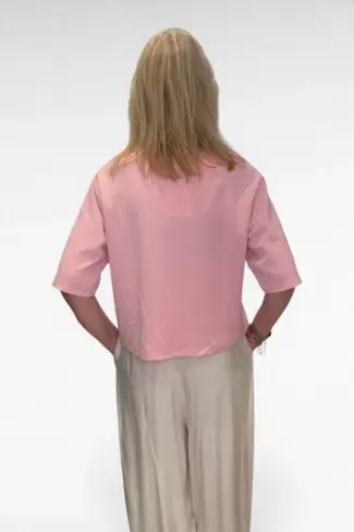 Alternative view of Sweater Korte mouw Licht Roze