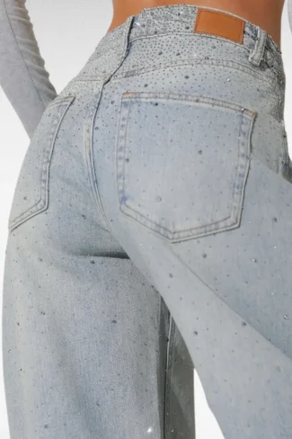 Alternative view of Glitter Jeans Barrel Wide leg