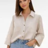 beige blouse