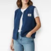 blauw gilet