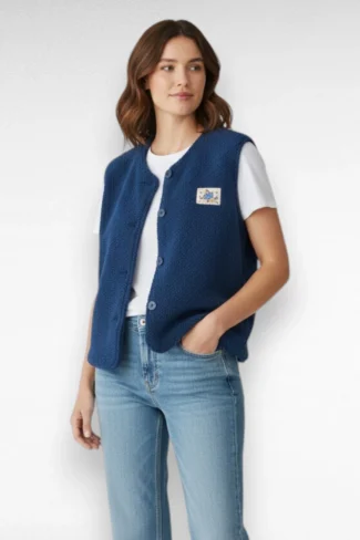 blauw gilet