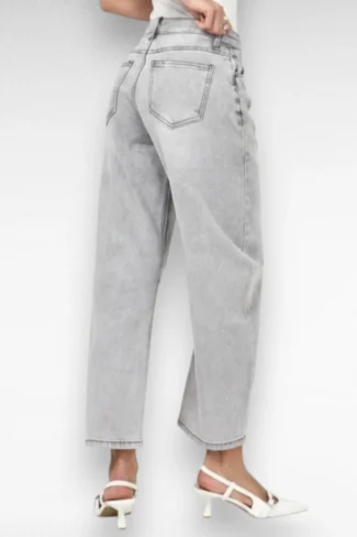 Alternative view of Barrel jeans licht grijs