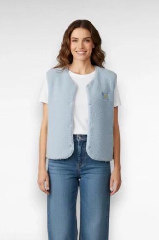 blauw gilet