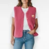 roze gilet