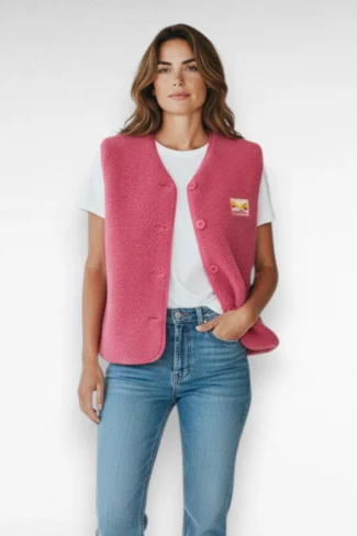 roze gilet