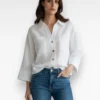 witte blouse