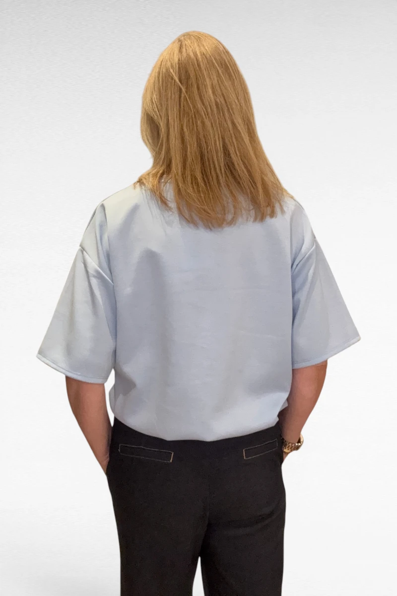 Ballon Tshirt Licht Blauw - Afbeelding 4