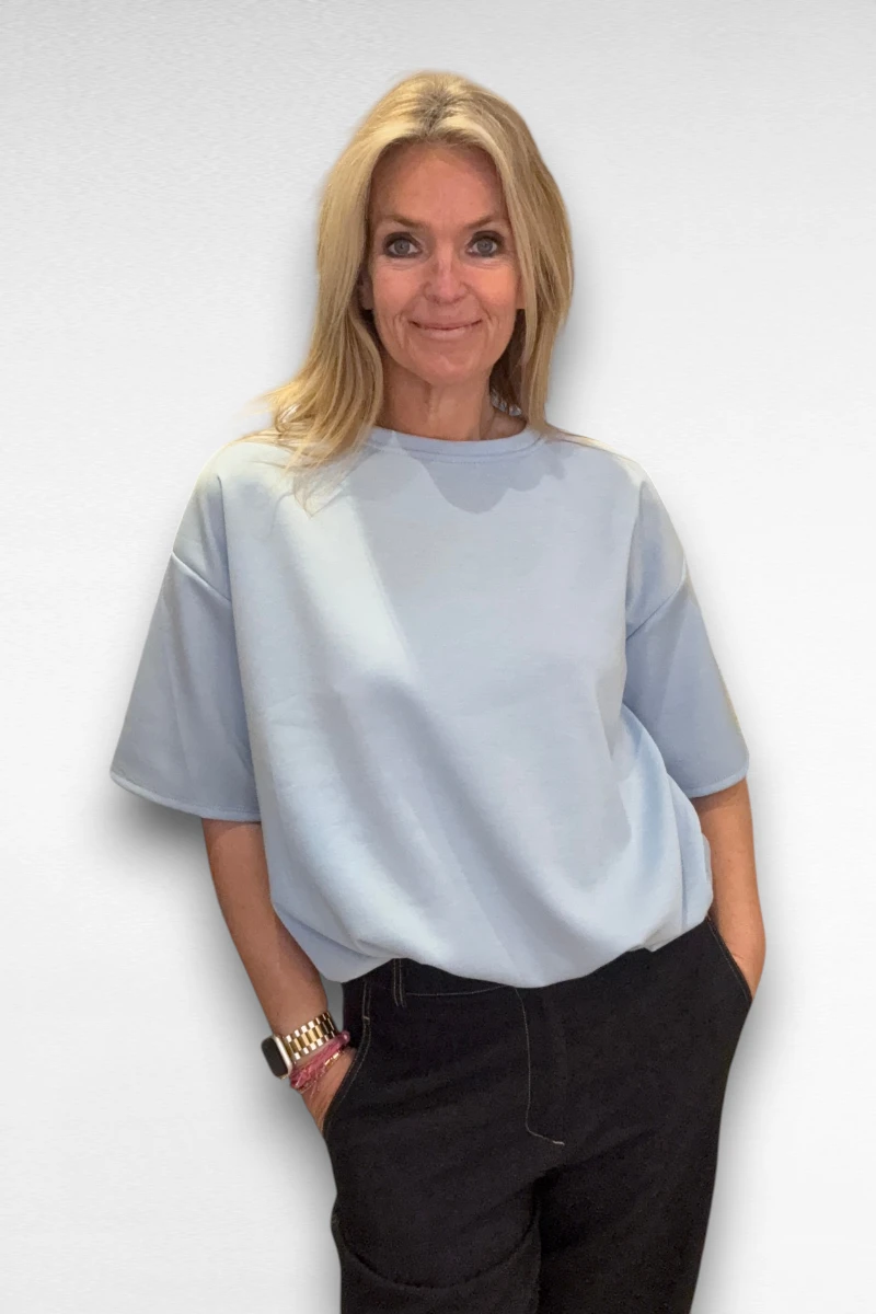 Ballon Tshirt Licht Blauw - Afbeelding 3