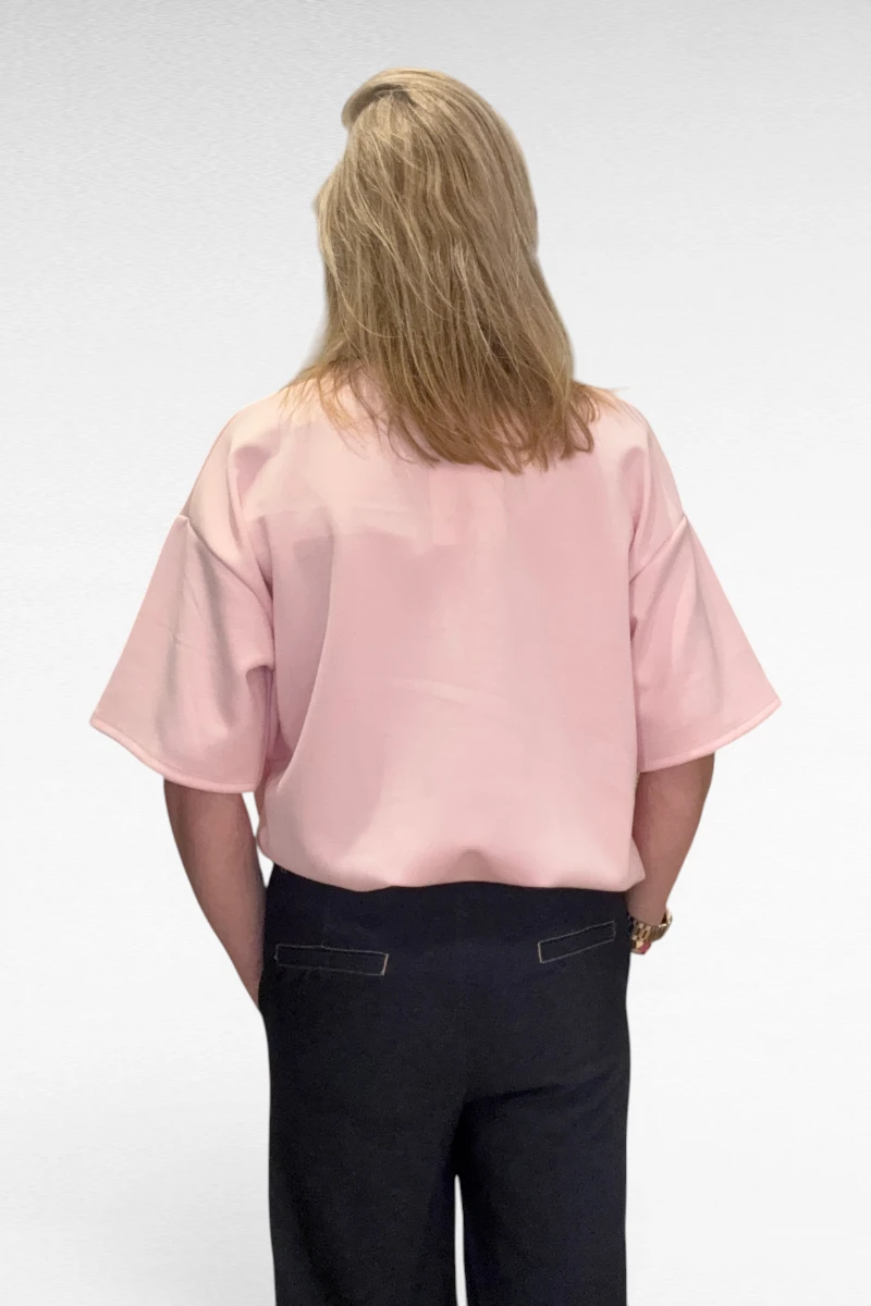 Ballon Tshirt Licht Roze - Afbeelding 4