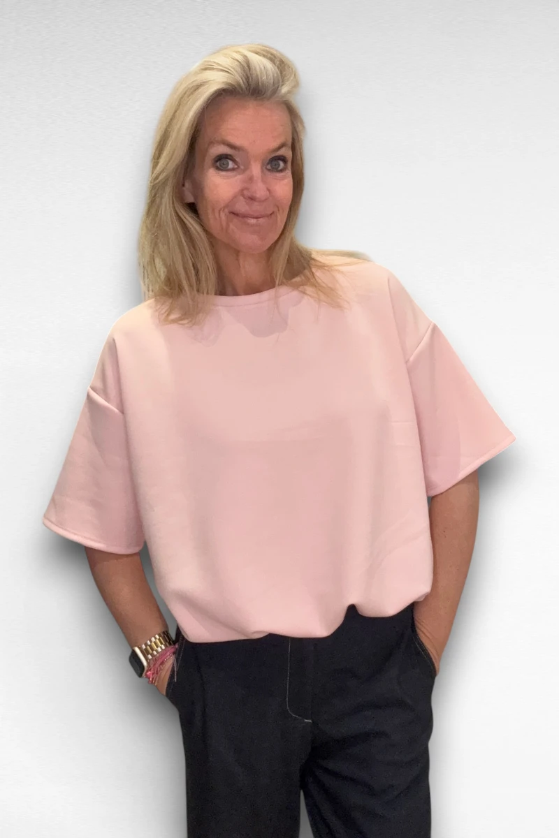 Ballon Tshirt Licht Roze - Afbeelding 3