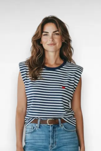 gestreepte top