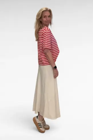Alternative view of Lange Rok Beige