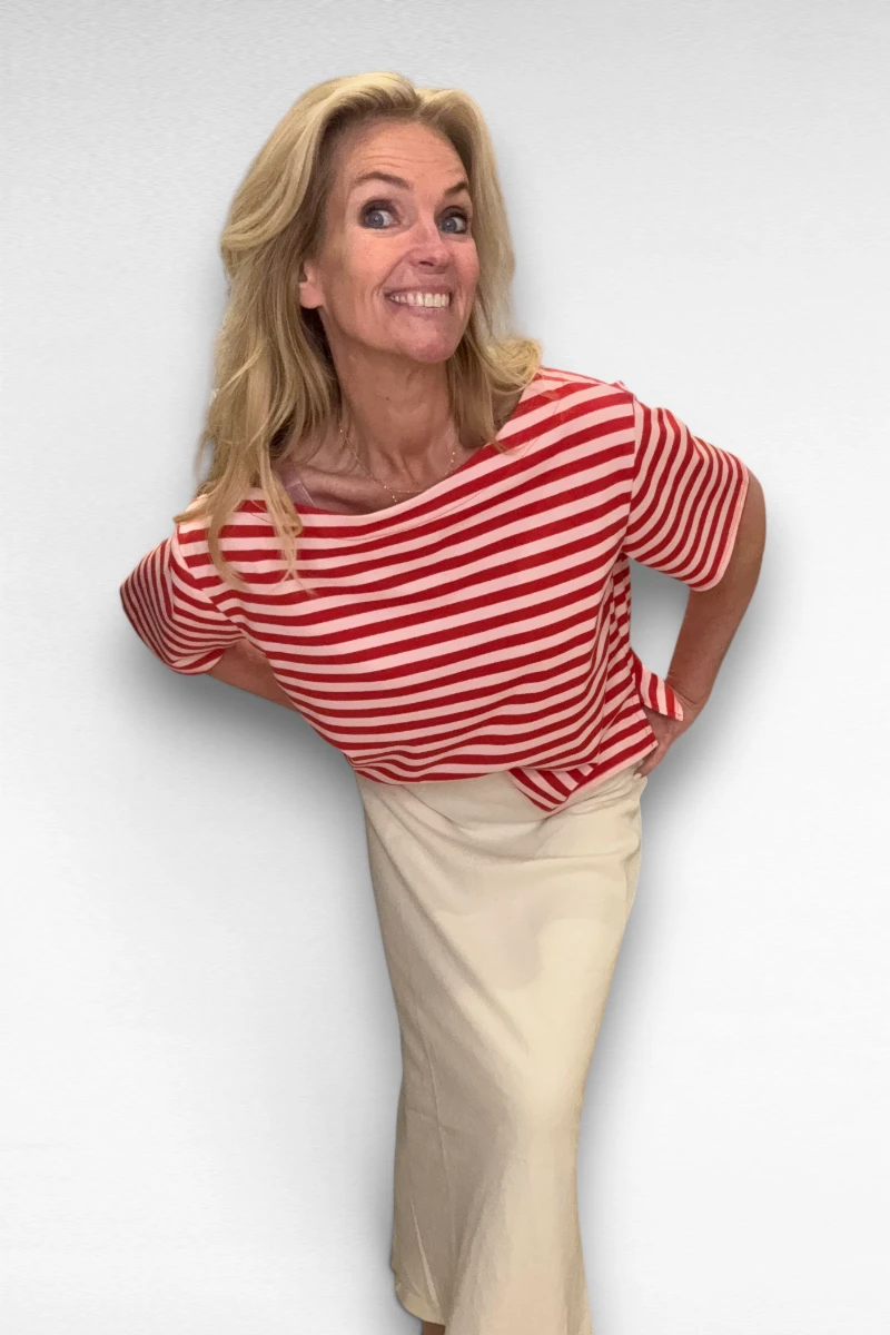 Off Shoulder Rood roze - Afbeelding 3