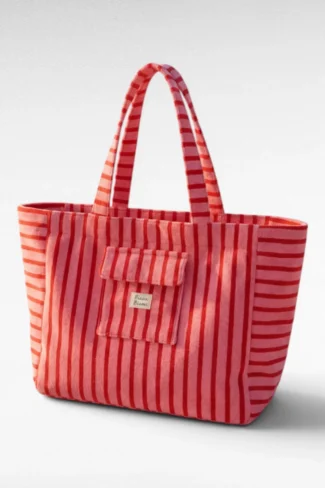 rood roze strandtas