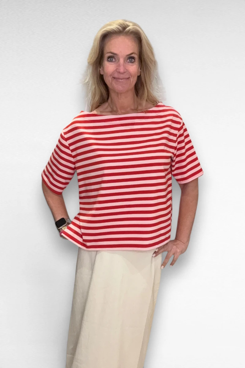 Off Shoulder Rood roze - Afbeelding 2