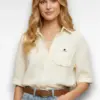 ecru blouse