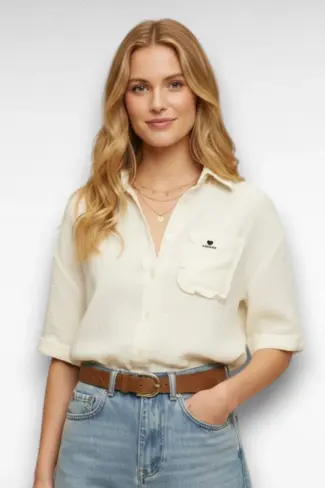ecru blouse