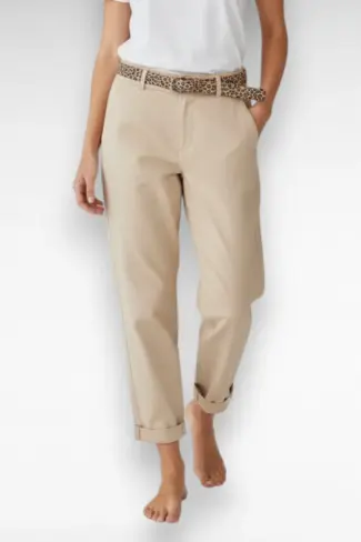 beige broek