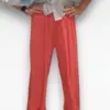 coraal roze broek
