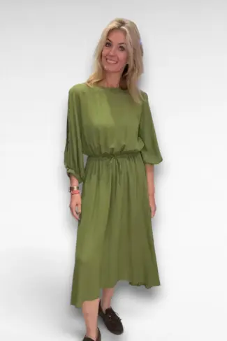 groene jurk