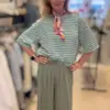 paars groen shirt