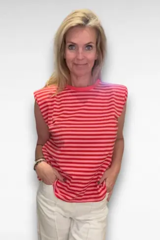 rood roze top