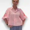 roze blouse