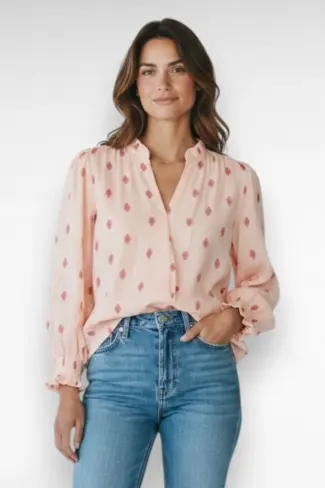 Blouse met Borduurwerk