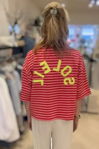 Alternative view of Sweater Soleil Rood Roze