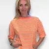 oranje wit shirt