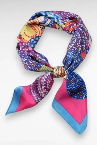 roze sjaal