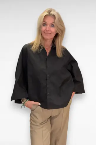 zwarte blouse