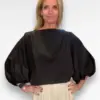 zwarte top