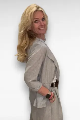 Alternative view of Zomer Blazer linnen look Grijs