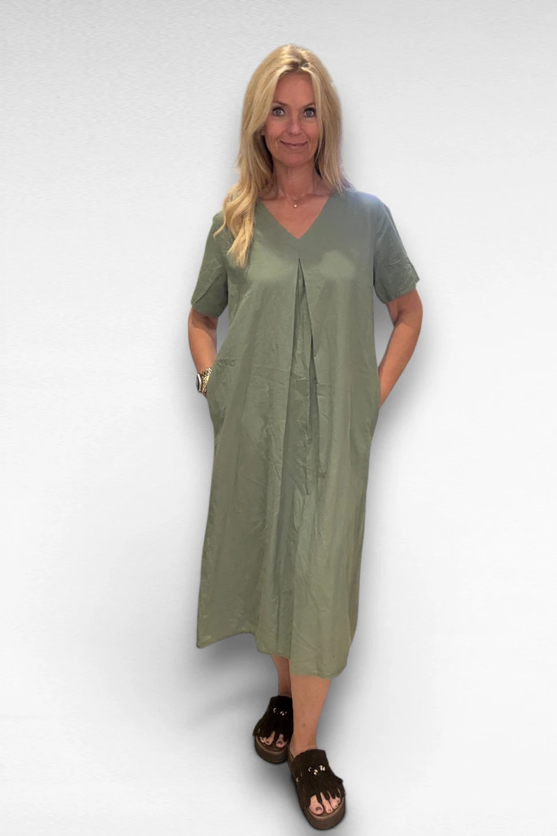 groene jurk