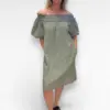 groene jurk