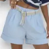short licht blauw