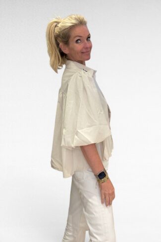 Alternative view of Beige Blouse Pofmouw