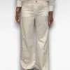 Wijde witte jeans