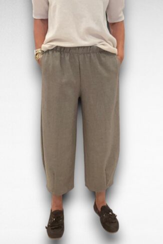 beige ballon broek