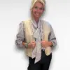 beige gilet