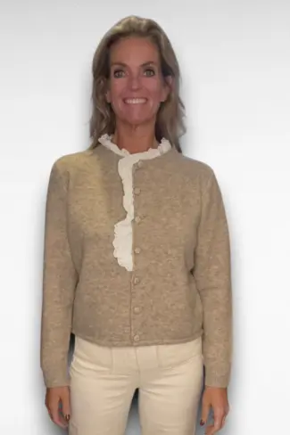 beige vest